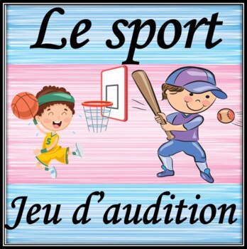 Preview of Sport in French  Listening game