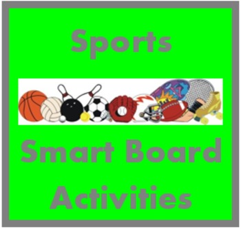 Preview of Sportarten (Sports in German) Smartboard Activities