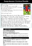 Soccer Player Fact Files Reading Comprehension