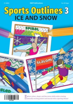 Preview of Sports 3 Outlines Colouring Book (Winter)