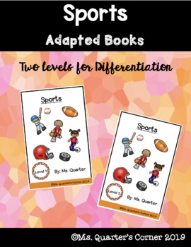 Preview of Sports - Adapted Book