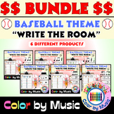 Sports "Baseball" Rhythm Activity "Write The Room" BUNDLE