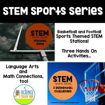 Preview of Sports Bundle: Football and Basketball STEM 