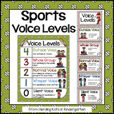 Sports Classroom Decor Voice Levels Chart