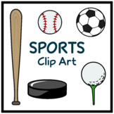 Sports Clip Art for Commercial Use (PDF and PNG)