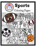 Sports Coloring Pages - Basketball - Soccer - Golf - Footb
