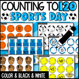 Sports Day Counting to 120 Activity Math Review Mats Field