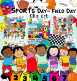 Sports Day / Field Day Clip Art Set /Summer Camp Fun- BUND
