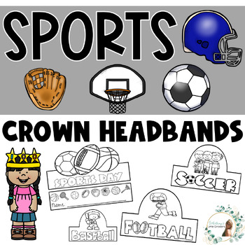 Preview of Sports Day Themed Crown Headbands (Hats)