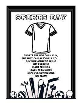 Baseball Shirt Team Uniform Coloring Sheet