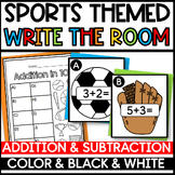 Sports Day Write the Room Addition and Subtraction in 10 &