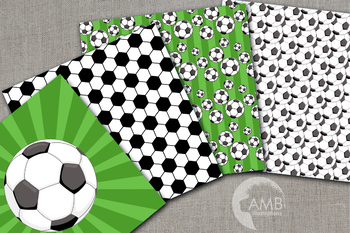 Sports Digital Paper Soccer Papers And Backgrounds Amb 1969 Tpt