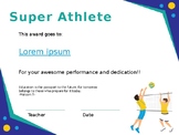 Sports Editable Certificate V_04