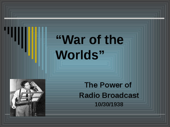 Preview of Sports & Entertainment - War of the World's Radio Broadcast