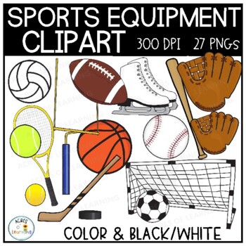 sports equipment clip art
