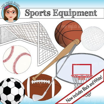 Preview of Sports Equipment Clip Art