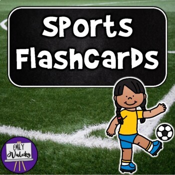 Sports Vocabulary Flashcards - National Sports Day Cards