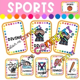 Sports - Flashcards - Colour me Confetti