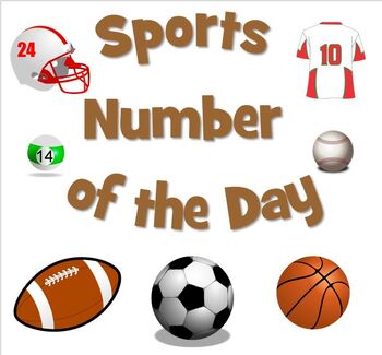 Preview of Sports Football Number of the Day