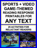 Sports & Video Game Reading Activities for ANY Text | Prin