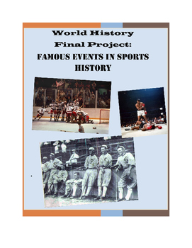 sports history research project