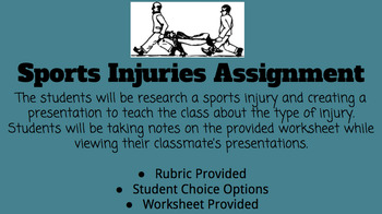 sports injury assignment