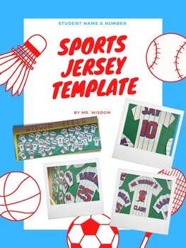 Numbered Jerseys - Sports Themed Classroom Decorations by Gentry