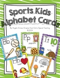 Sports Kids Alphabet Cards
