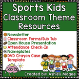 Sports Kids Classroom Theme Resources Bundle