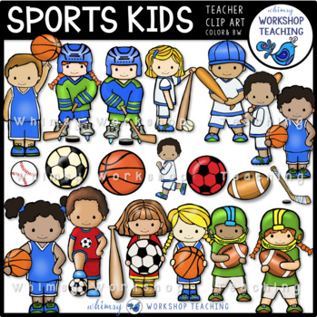 kids sports clipart