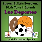 Sports  - Los Deportes - Bulletin Board and Flash Cards in