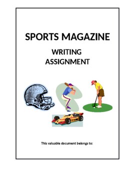 Preview of Sports Magazine: Writing Assignment