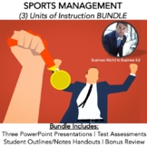 Sports Management Instructional Resources Bundle (Powerpoi