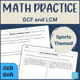 Sports Math | Greatest Common Factor & Least Common Multip
