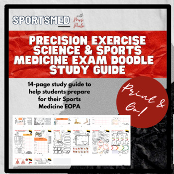 Preview of Sports Med Precision EOPA Doodle Study Guide