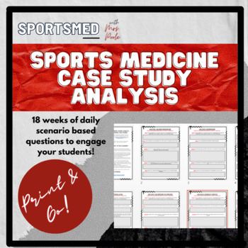 Preview of Sports Medicine Scenario Weekly Bellwork (Case Study) Assignment