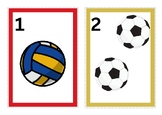 Sports Numeral Cards