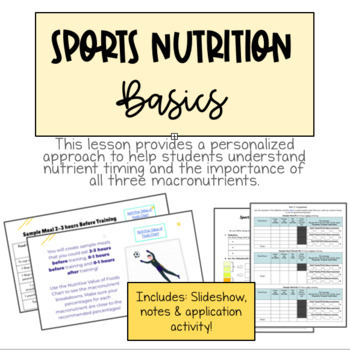 Preview of Sports Nutrition Basics