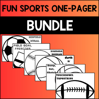 Preview of Sports One Pager BUNDLE / One Pager BUNDLE / One Pager Activity