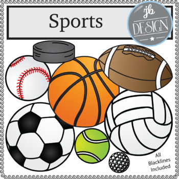 Preview of Sports Pack (JB Design Clip Art for Personal or Commercial Use)