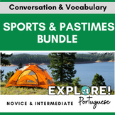 Sports & Pastimes EDITABLE Portuguese Vocabulary & Convers