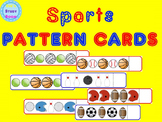 Sports Pattern Cards for Preschool, PreK and K