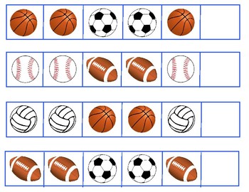 Sports Pattern Practice for Pre-K and K