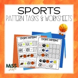 Sports Pattern Strips Activity and Worksheets
