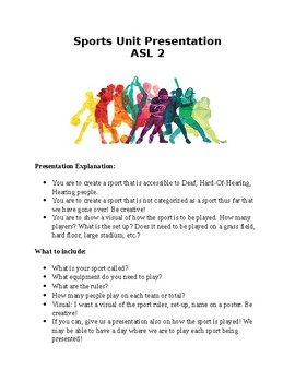 Preview of Sports Presentation ASL