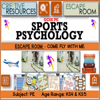 Preview of Sports Performance Psychology for Sport & Other Pursuits Escape Room