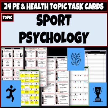 Preview of Sports Psychology PE Task Cards