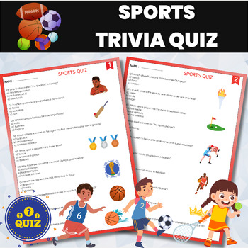 Preview of Sports Quiz | Physical Education Quiz | Sports Trivia Quiz