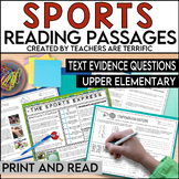 Sports Reading Passages Print & Read