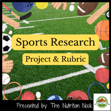 Preview of Elementary Sports Research Project for Physical Education: Comes with Rubric!